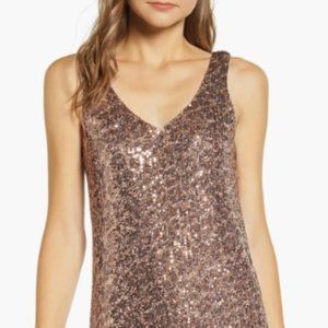 Gibson x Hi Sugarplum! Holiday Soirée Sequin Shift Dress